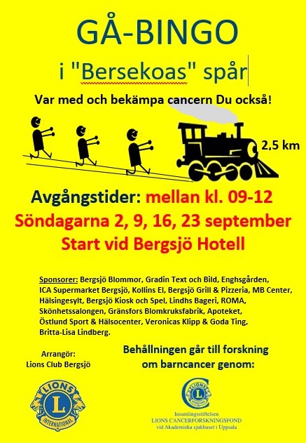 Gå Bingo affisch